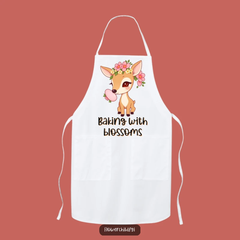Funny Deer Apron: Cook with Nature's Gentle Charm