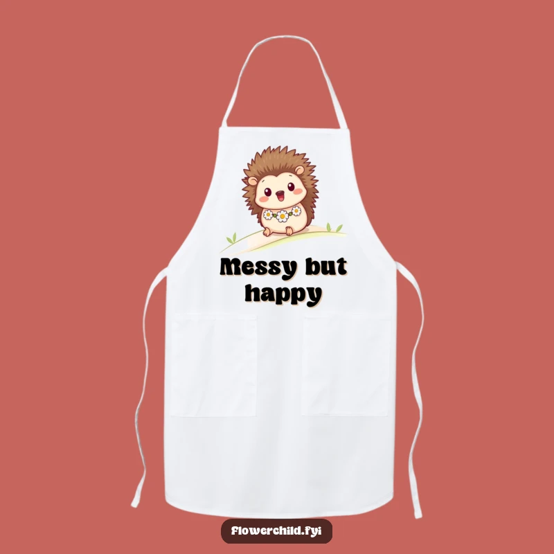 Funny Hedgehog Apron: Cook with Joy and Rolling Smiles