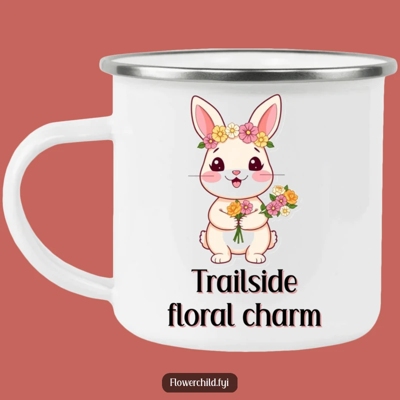 Funny Rabbit Camping Mug: Enjoy Nature's Charm - A Perfect Outdoor Funny Gift!