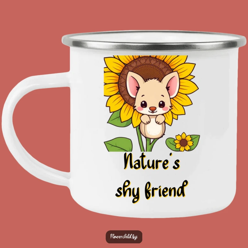 Funny Shy Animal Camping Mug: Your Quiet Camp Companion