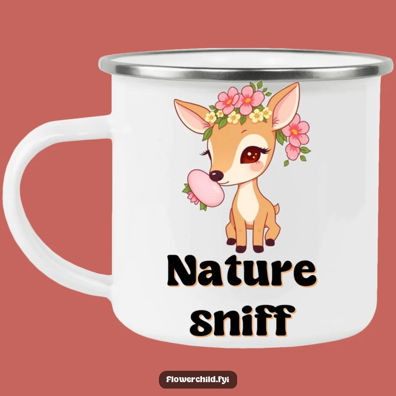 Funny Deer Camping Mug: Nature's Wonder for Outdoor Sips