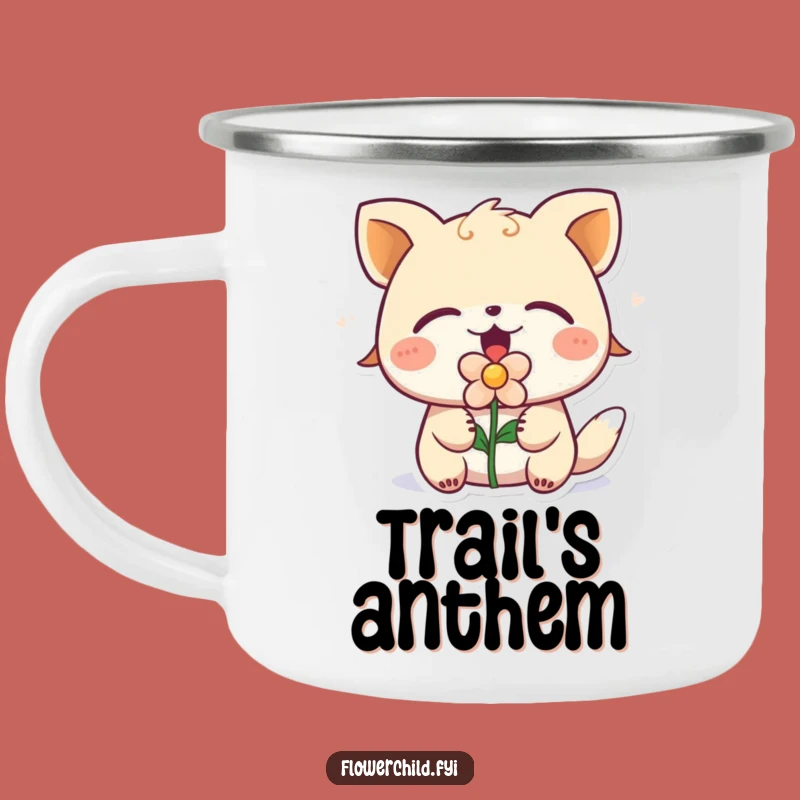 Funny Singing Animal Camping Mug: Campfire Songs with Flower