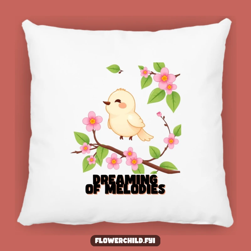 Funny Birdsong Pillow: Cozy Comfort with Serene Melody - A Perfect Funny Gift!