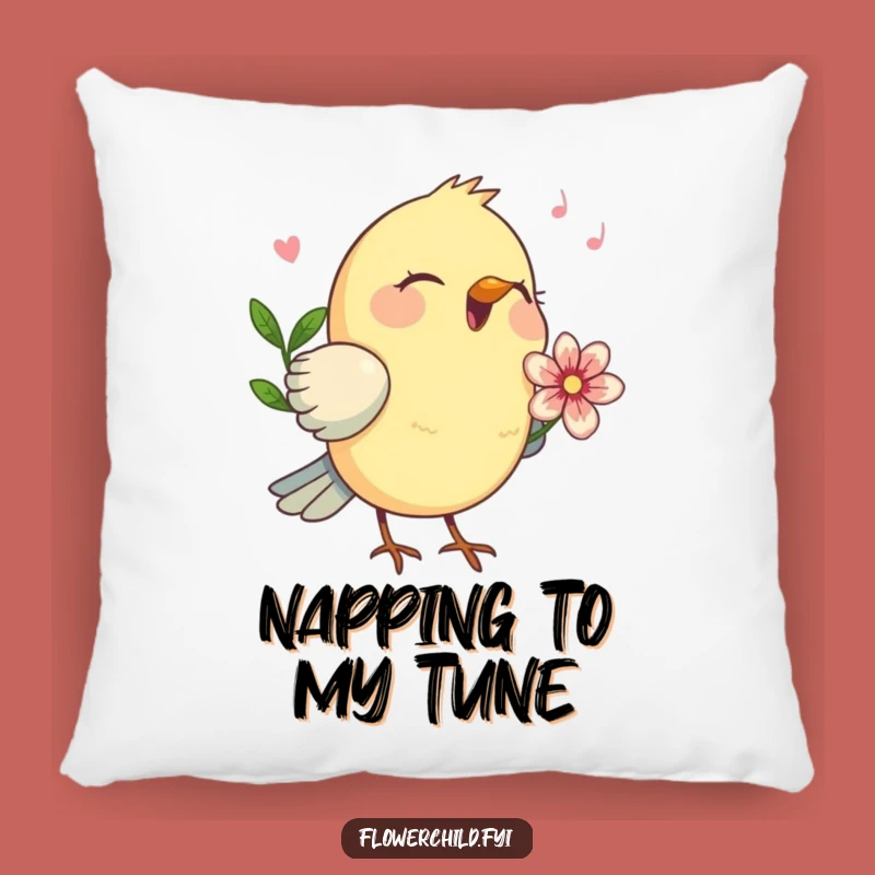 Funny Bird Melody Pillow: Cuddle Up with Sweet Serenade