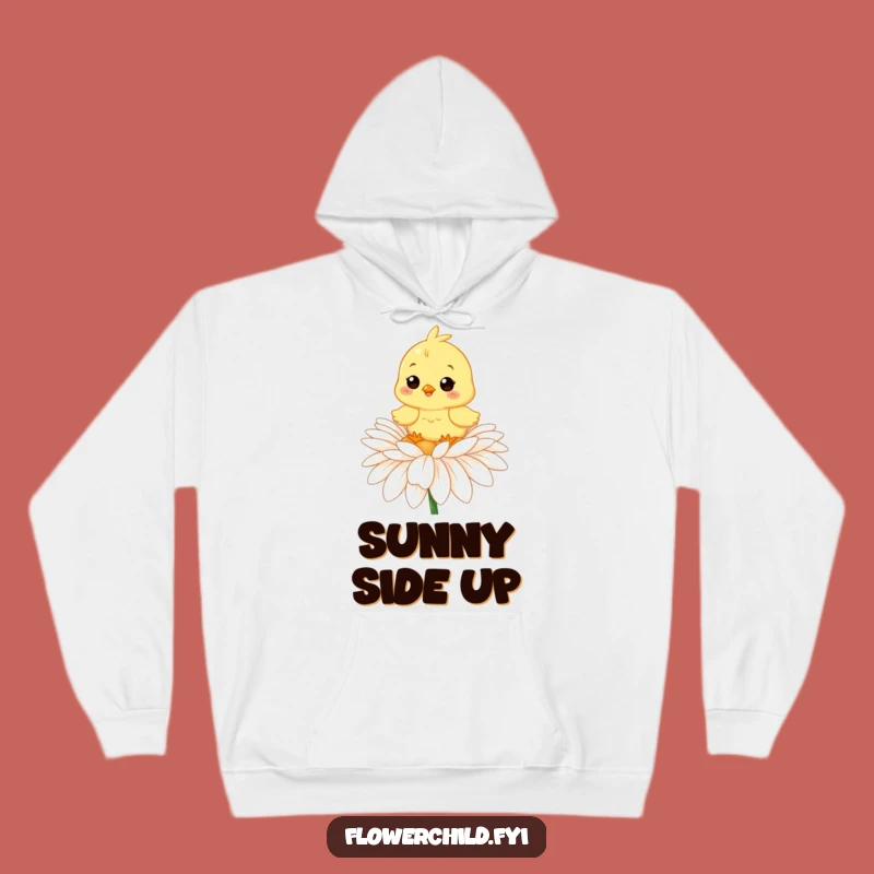 Funny Chick Daisy Hoodie: Cozy Comfort with a Cheerful Birdy Funny Gift