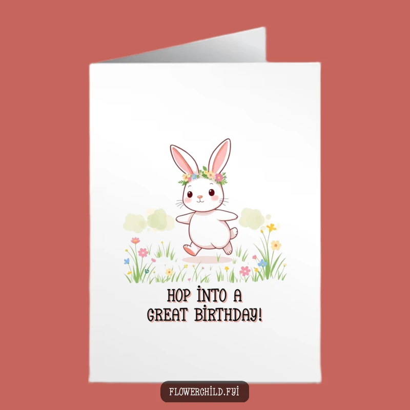 Free Printable Bunny Birthday Card - Sweet & Funny Downloadable Gift