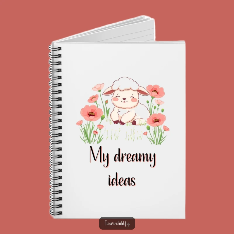 Funny Sheep Poppy Notebook: Jot Down Peaceful Thoughts with This Hilarious Journal