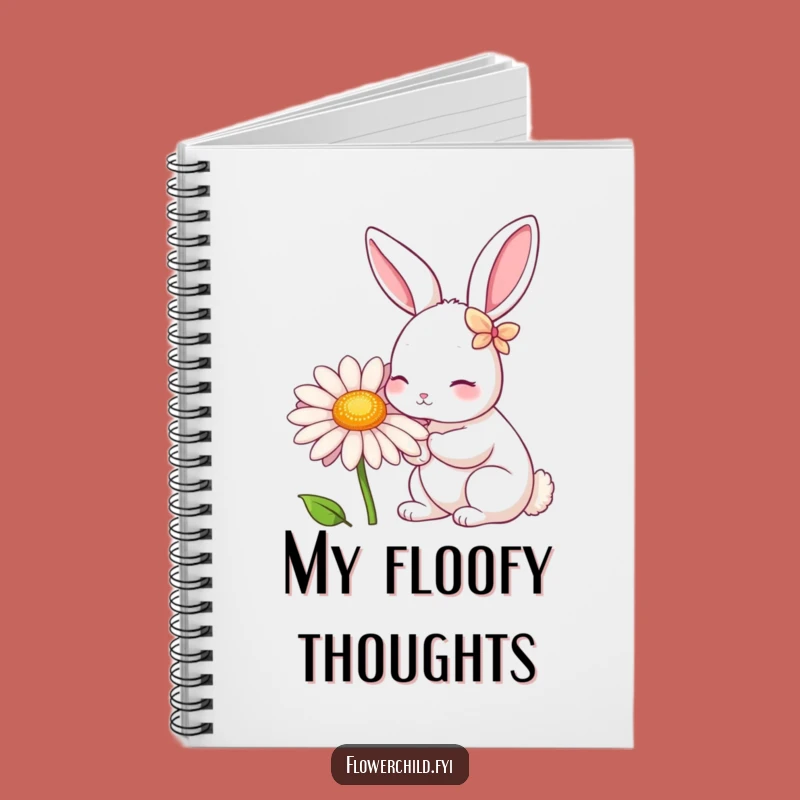 Funny Rabbit Daisy Nibbler Notebook: Petal-Eared Friend Journal, Perfect Funny Gift for Writers