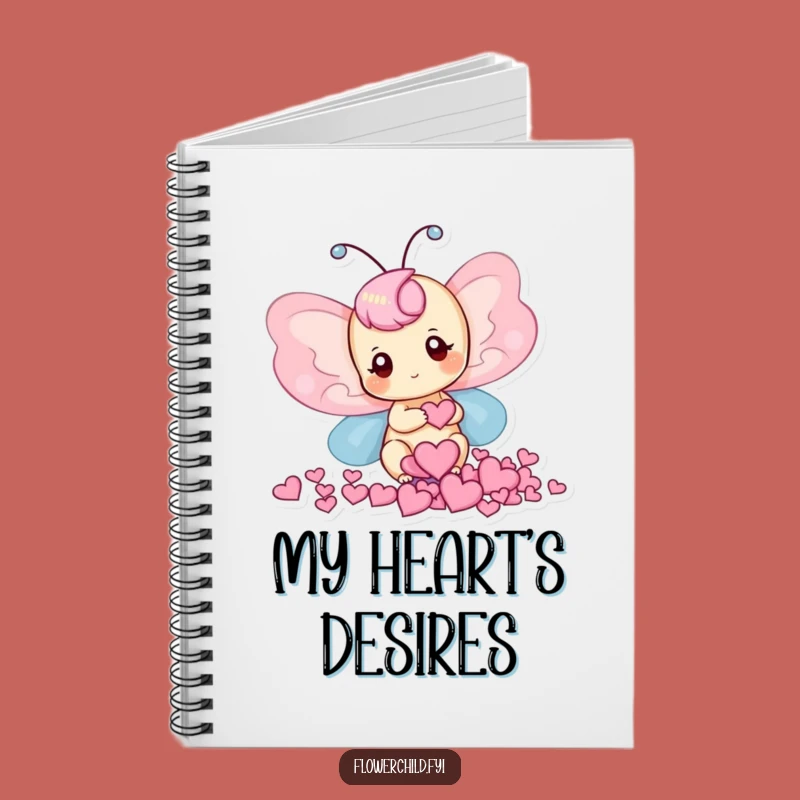Funny Butterfly Hearts Notebook: Love Notes, Creative Funny Gift!