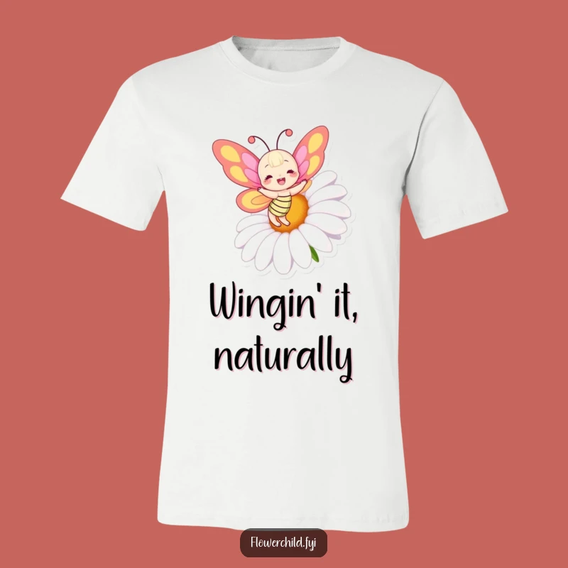 Funny Butterfly Dancing T-Shirt: Vibrant & Joyful Colorful Wings Tee - A Perfect Funny Gift!