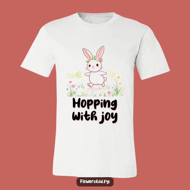 Funny Meadow Bunny T-Shirt: Wear Your Spring Joy and Smiles