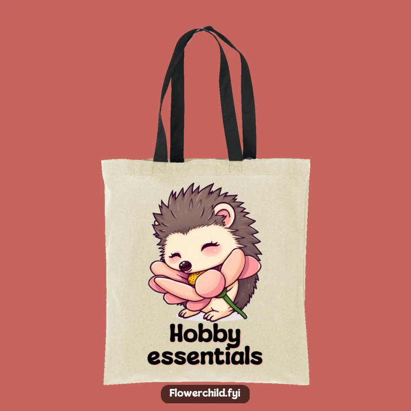Funny Hedgehog Tote Bag: Carry Your Curious Spirit